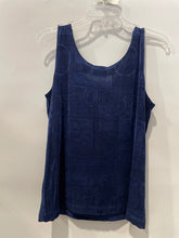 Load image into Gallery viewer, Chico's Womens Blue Scoop Neck Sleeveless Wide Strap Pullover Tank Top Size 3
