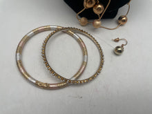 Load image into Gallery viewer, Set Of 4 Womens Costume Jewelry Necklace Bangle Bracelet Earrings 53.3g