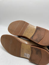 Load image into Gallery viewer, Russell & Bromley Womens Beige Leather Round Toe Slip On Loafer Shoes Sz EUR 36