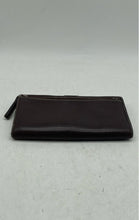 Load image into Gallery viewer, Coach Womens Brown Pebble Leather Inner Pockets Card Slots Trifold Wallet