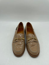 Load image into Gallery viewer, Russell & Bromley Womens Beige Leather Round Toe Slip On Loafer Shoes Sz EUR 36