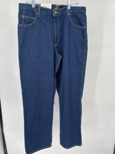 Load image into Gallery viewer, Redhead Mens Blue Denim Dark Wash Pockets Straight Leg Jeans Size 36x30
