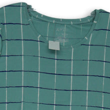 Load image into Gallery viewer, APT.9 Womens Green Square Print Crew Neck Short Sleeve T Shirt Size Large