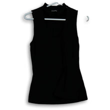 Load image into Gallery viewer, Express Womens Black V Neck Sleeveless Pullover Tank Top Size SS