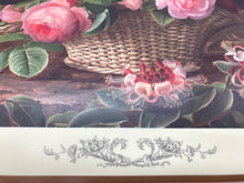 Load image into Gallery viewer, Pimpernel Multicolor Rose Basket Square Dining Cork Backed Table Mat