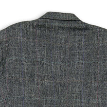 Load image into Gallery viewer, Evan Picone Mens Black Gray Long Sleeve Notch Lapel Two Button Blazer Size 46