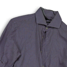 Load image into Gallery viewer, Hugo Boss Mens Multicolor Plaid Cotton Long Sleeve Sharp Fit Dress Shirt Sz 15.5