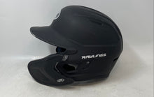 Load image into Gallery viewer, Rawlings Mach Reva Matte Black Baseball Batting Helmet Size 6 3/8 - 7 1/8
