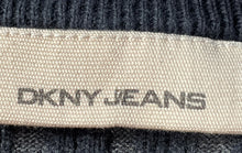 Load image into Gallery viewer, DKNY Mens Gray Ribbed Knit Long Sleeve Quarter Zip Pullover Sweater Size XL
