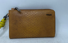 Load image into Gallery viewer, Velez Womens Brown Inner Pockets Detachable Wrist Strap Clutch Wallet
