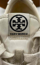 Load image into Gallery viewer, Authentic Tory Burch Womens Hank Cream White Lace-Up Sneaker Shoes Size 7.5M
