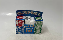 Load image into Gallery viewer, Camel Cigarette Las Vegas Nevada Casino Buy 2 Get 2 Stacks Of Chips Box
