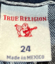 Load image into Gallery viewer, True Religion Womens Blue Halle Denim High-Rise Super Skinny Jeans Size 24

