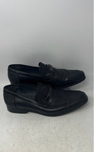 Load image into Gallery viewer, Calvin Klein Mens Jameson Black Leather Square Toe Slip-On Loafer Shoes Size 10
