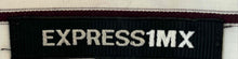 Load image into Gallery viewer, Express 1MX Mens Multicolor Striped Printed Modern Fit Dress Shirt Size XL
