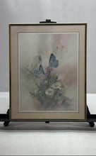 Load image into Gallery viewer, Wildflowers Butterflies And Daisies Picture Frame Lithograph Art Print
