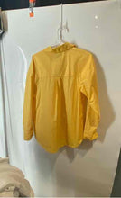 Load image into Gallery viewer, Abercrombie &amp; Fitch Womens Yellow Long Sleeve Button-Up Shirt Size Small
