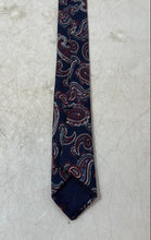 Load image into Gallery viewer, Bert Pulitzer Mens Multicolor Paisley Silk Adjustable Pointed Tie
