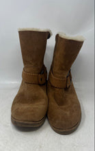 Load image into Gallery viewer, UGG Womens Cedric Brown Suede Round Toe Mid-Calf Biker Boots Size 9.5
