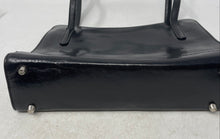 Load image into Gallery viewer, Monsac Womens Black Double Handle Inner Pockets Shoulder Purse
