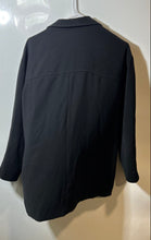 Load image into Gallery viewer, Armani Exchange Womens Black Long Sleeve Icon Period One-Button Blazer Size 8
