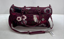 Load image into Gallery viewer, Vera Bradley Womens Iconic Purple Floral Print Convertible Travel Garment Bag
