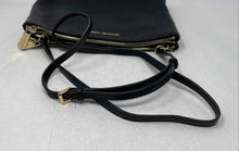 Load image into Gallery viewer, Michael Kors Womens Black Pebbled Leather Zipper Adjustable Strap Crossbody Bag
