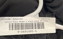 Load image into Gallery viewer, Calvin Klein Womens Black Sleeveless Back-Zip Mini Dress No Size
