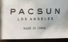 Load image into Gallery viewer, Pacsun Mens Brown Khaki Formula 1 Short Sleeve Embroidered Zip-Up Shirt No Size
