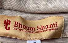 Load image into Gallery viewer, Bhoom Shanti Womens Gold Shimmer V-Neck Back Tie Cropped Tank Top Size S W/ Tag
