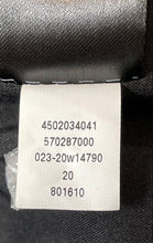 Load image into Gallery viewer, White Black Womens Black Long Sleeve Belted One-Button Blazer Size 10
