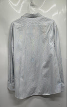 Load image into Gallery viewer, Perry Ellis Mens Multicolor Striped Cotton Premium City Fit Dress Shirt 17 1/2
