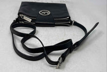 Load image into Gallery viewer, Michael Kors Womens Fulton Black Pebble Leather Adjustable Strap Crossbody Bag
