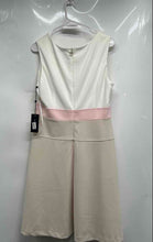 Load image into Gallery viewer, Tommy Hilfiger Womens Beige Pink Sleeveless Back-Zip A-Line Dress Size 12 w/ Tag
