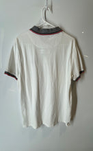 Load image into Gallery viewer, Guess Mens White Black Red Short Sleeve Collared Polo Shirt Size Large

