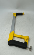 Load image into Gallery viewer, Stanley Yellow Black High-Tension Heavy-Duty Hand Tool Hacksaw Not Tested
