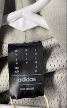Load image into Gallery viewer, Adidas Unisex Gray Velour Mesh Lined Long Sleeve Basketball Pullover Hoodie Sz M
