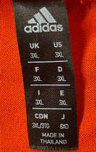 Load image into Gallery viewer, Adidas Mens Orange Short Sleeve Front Zipper Miami Hurricanes Jacket Size 3XL
