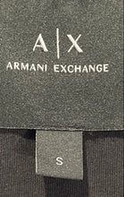 Load image into Gallery viewer, Armani Exchange Boys Black Printed Short Sleeve Collared Golf Polo Shirt Size S
