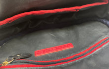Load image into Gallery viewer, Tommy Hilfiger Womens Black Monogram Adjustable Strap Inner Pocket Crossbody Bag

