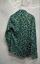 Load image into Gallery viewer, Zara Womens Multicolor Floral Print Cotton Slim Fit Button-Up Shirt Size Small
