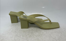 Load image into Gallery viewer, Chinese Laundry Womens Marna Green Block Heel Slip-On Thong Sandal Size 6.5
