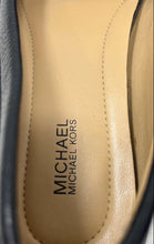 Load image into Gallery viewer, Michael Kors Womens Black And Beige Leather Slip-On Loafer Shoes Size 8M
