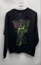 Load image into Gallery viewer, BoxLunch Unisex Black Universal Studios Wicked Elphaba Pullover Sweatshirt Sz M
