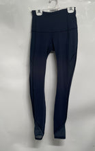 Load image into Gallery viewer, Lululemon Womens Blue Elastic Waistband Pull-On Skinny Leg Cropped Leggings Sz 4

