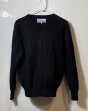 Load image into Gallery viewer, Rich Fashion Womens Black Graphic Print Cashmere Pullover Sweater Size XS

