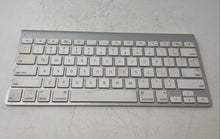 Load image into Gallery viewer, Apple Model A1314 Silver Tone Plastic Wireless Portable Keyboard Not Tested
