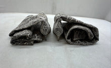 Load image into Gallery viewer, Azalea Wang Womens Gray White Striking Snakeskin Print Thigh-High Boots Size 7

