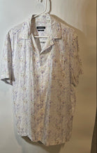Load image into Gallery viewer, Bugatchi Mens Multicolor Printed Shaped Fit Short Sleeve Button-Up Shirt Size XL
