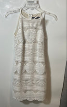 Load image into Gallery viewer, White House Black Market Womens White Crochet Mini Dress Size 00P
